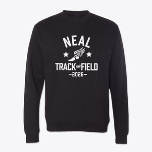 Neal Middle School Track and Field Crewneck Sweatshirt