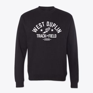 West Duplin Christian Academy Track and Field Crewneck Sweatshirt