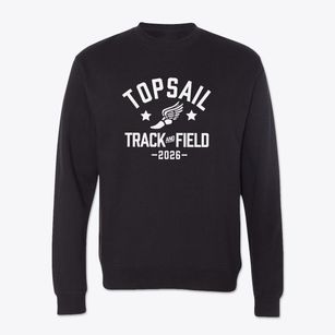 Topsail Middle School Track and Field Crewneck Sweatshirt