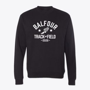 Balfour Elementary School Track and Field Crewneck Sweatshirt