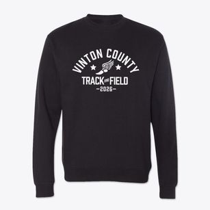 Vinton County Junior High School Track and Field Crewneck Sweatshirt