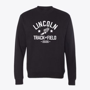 Lincoln Elementary School Track and Field Crewneck Sweatshirt