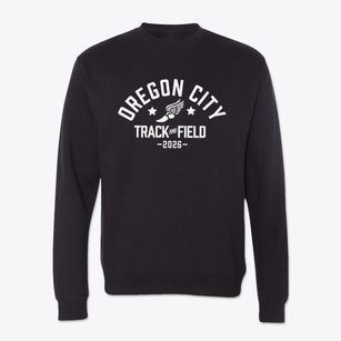 Oregon City High School Track and Field Crewneck Sweatshirt
