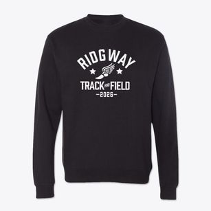 Ridgway Area High School Track and Field Crewneck Sweatshirt