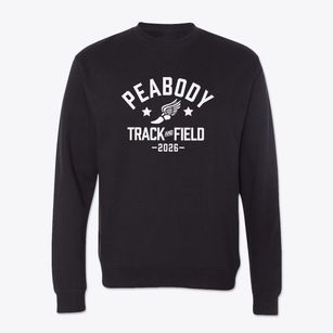 Peabody High School Track and Field Crewneck Sweatshirt