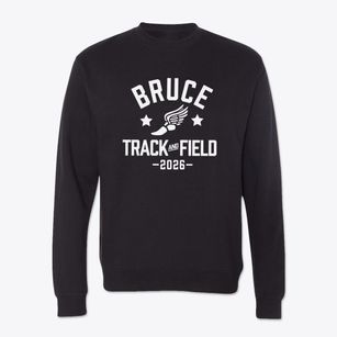 Bruce Elementary School Track and Field Crewneck Sweatshirt