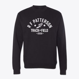 R F Patterson Elementary School Track and Field Crewneck Sweatshirt