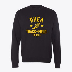 Rhea Elementary School Track and Field Crewneck Sweatshirt