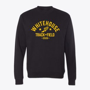 Whitehouse Junior High School Track and Field Crewneck Sweatshirt