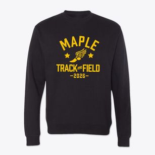Maple Elementary School Track and Field Crewneck Sweatshirt
