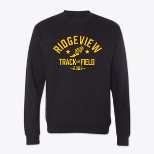 Ridgeview Elementary School Track and Field Crewneck Sweatshirt