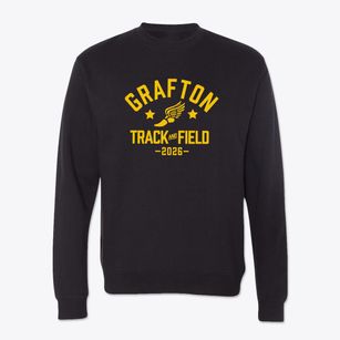 Grafton High School Track and Field Crewneck Sweatshirt