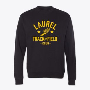 Laurel Elementary School Track and Field Crewneck Sweatshirt