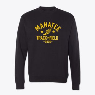 Manatee Elementary School Track and Field Crewneck Sweatshirt