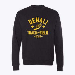 Denali Elementary School Track and Field Crewneck Sweatshirt