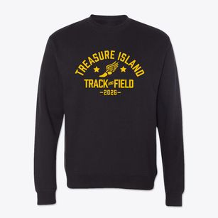 Treasure Island Elementary School Track and Field Crewneck Sweatshirt