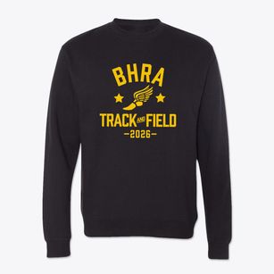 Bismarck Henning Rossville Alvin High School Track and Field Crewneck Sweatshirt