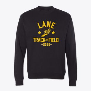 Lane Middle School Track and Field Crewneck Sweatshirt