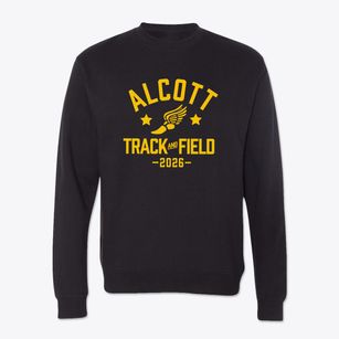 Alcott Academy Track and Field Crewneck Sweatshirt