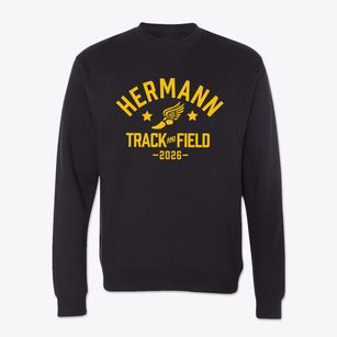 Hermann Middle School Track and Field Crewneck Sweatshirt