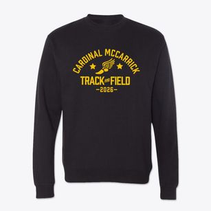 Cardinal Mccarrick High School Track and Field Crewneck Sweatshirt