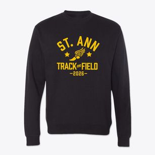 Saint Ann School Track and Field Crewneck Sweatshirt