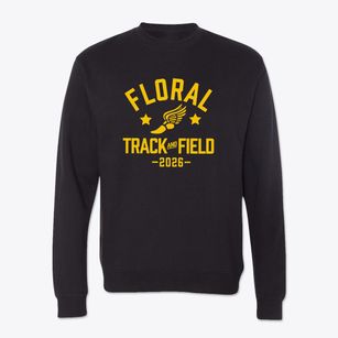 Floral Park Bellerose School Track and Field Crewneck Sweatshirt