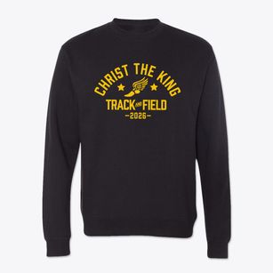 Christ The King Track and Field Crewneck Sweatshirt