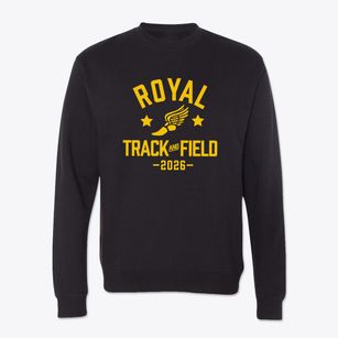 Royal Elementary School Track and Field Crewneck Sweatshirt