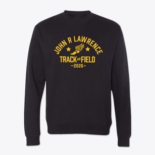 John R Lawrence Elementary School Track and Field Crewneck Sweatshirt