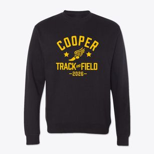Cooper Elementary School Track and Field Crewneck Sweatshirt