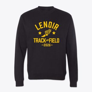Lenoir High School Track and Field Crewneck Sweatshirt