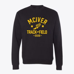 Mciver Elementary School Track and Field Crewneck Sweatshirt