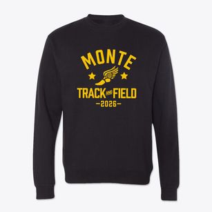 Monte Cassino Grade School Track and Field Crewneck Sweatshirt