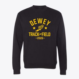 Dewey Elementary School Track and Field Crewneck Sweatshirt