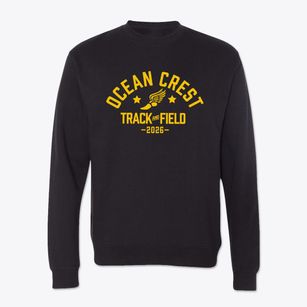 Ocean Crest Elementary School Track and Field Crewneck Sweatshirt