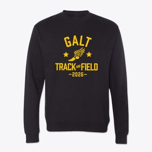 Galt High School Track and Field Crewneck Sweatshirt