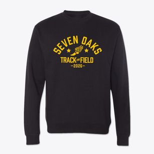 Seven Oaks Elementary School Track and Field Crewneck Sweatshirt