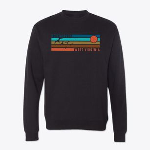 Petersburg West Virginia Blissful Sunset Crewneck Sweatshirt