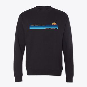New Martinsville West Virginia Water View Crewneck Sweatshirt