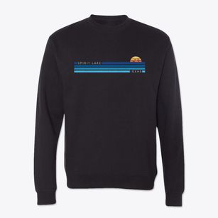 Spirit Lake Idaho Water View Crewneck Sweatshirt