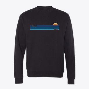 Delta Iowa Water View Crewneck Sweatshirt