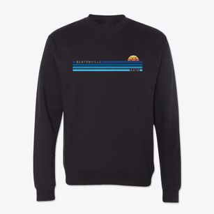 Bentonville Ohio Water View Crewneck Sweatshirt