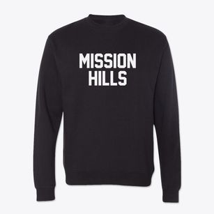 Mission Hills Kansas Classic Block Crewneck Sweatshirt