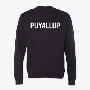 Puyallup Washington Classic Block Crewneck Sweatshirt