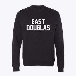 East Douglas Massachusetts Classic Block Crewneck Sweatshirt