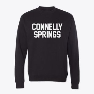 Connelly Springs North Carolina Classic Block Crewneck Sweatshirt