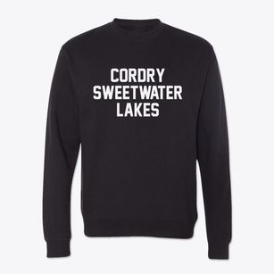 Cordry Sweetwater Lakes Indiana Classic Block Crewneck Sweatshirt