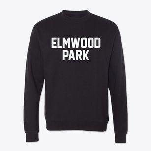 Elmwood Park Wisconsin Classic Block Crewneck Sweatshirt