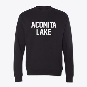 Acomita Lake New Mexico Classic Block Crewneck Sweatshirt